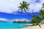 Plaża na Bora Bora