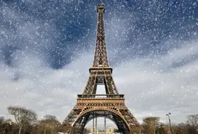 Magiczna zima w Paryżu